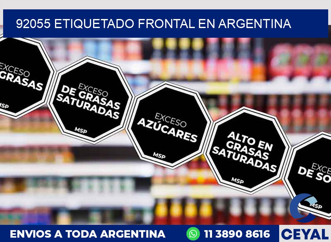 92055 ETIQUETADO FRONTAL EN ARGENTINA