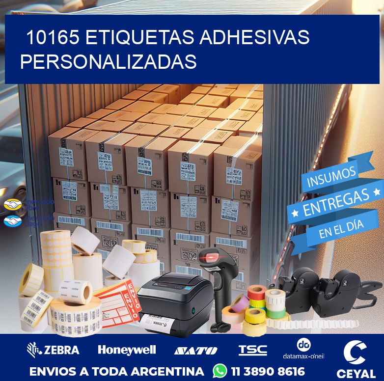 10165 ETIQUETAS ADHESIVAS PERSONALIZADAS
