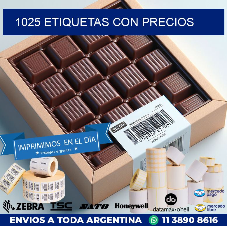 1025 ETIQUETAS CON PRECIOS