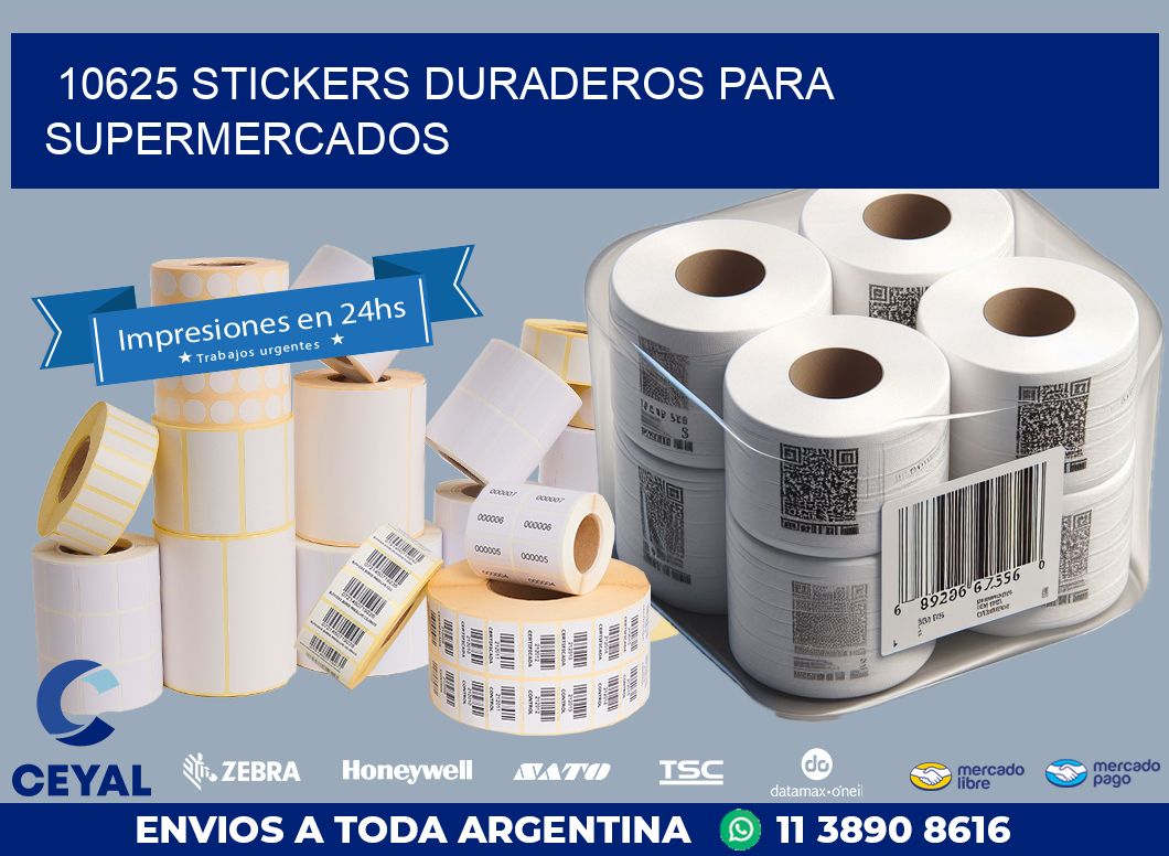 10625 STICKERS DURADEROS PARA SUPERMERCADOS