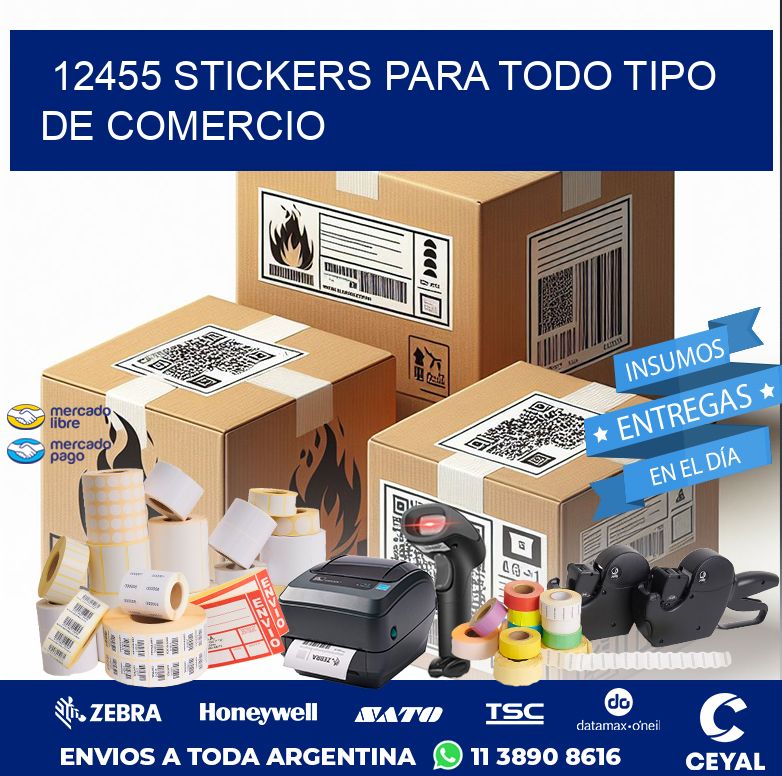 12455 STICKERS PARA TODO TIPO DE COMERCIO