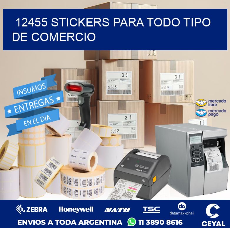 12455 STICKERS PARA TODO TIPO DE COMERCIO