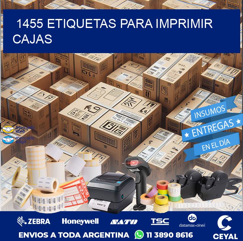 1455 ETIQUETAS PARA IMPRIMIR CAJAS