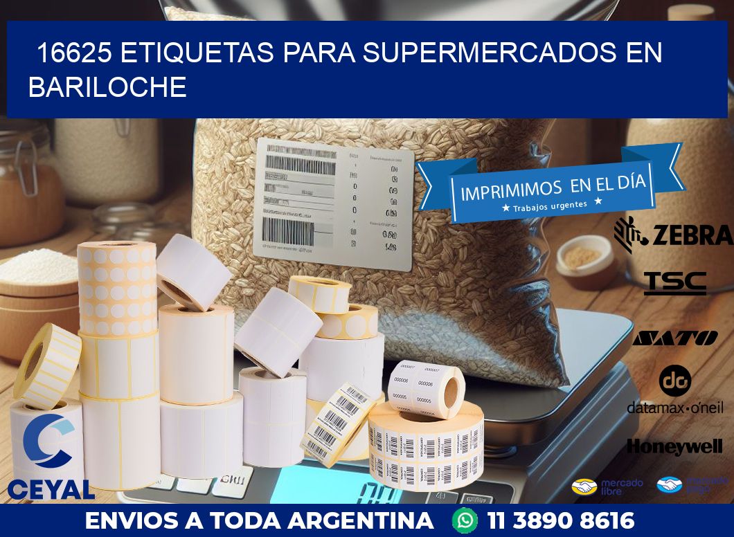 16625 ETIQUETAS PARA SUPERMERCADOS EN BARILOCHE