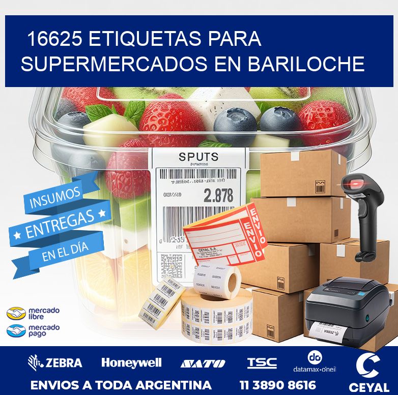 16625 ETIQUETAS PARA SUPERMERCADOS EN BARILOCHE