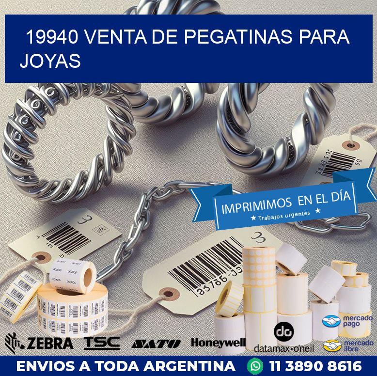 19940 VENTA DE PEGATINAS PARA JOYAS