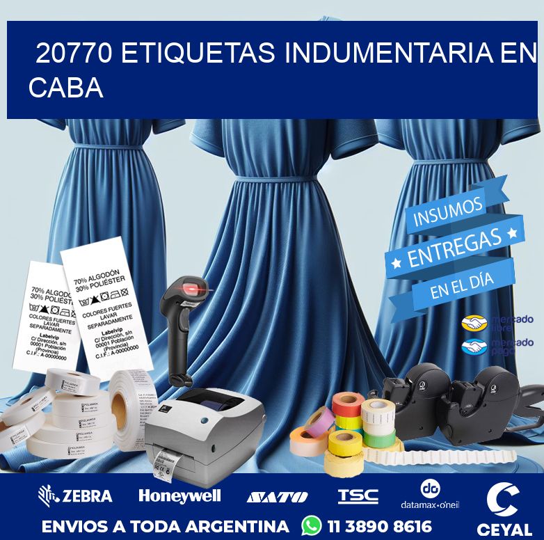 20770 ETIQUETAS INDUMENTARIA EN CABA