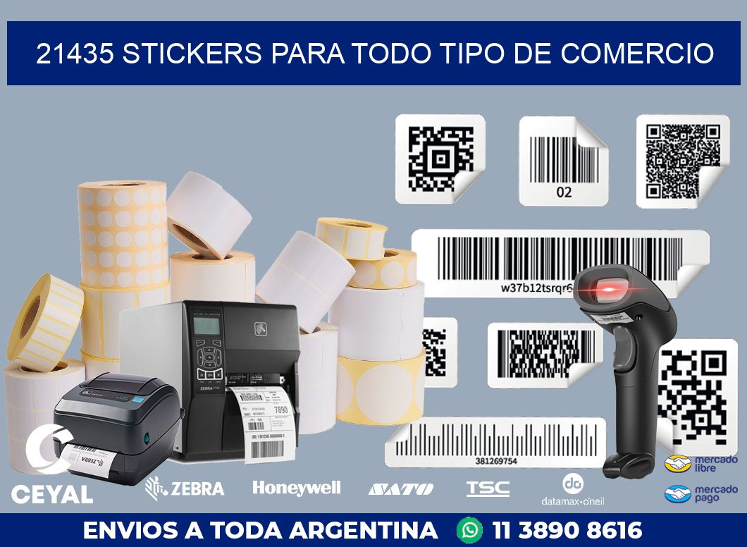 21435 STICKERS PARA TODO TIPO DE COMERCIO