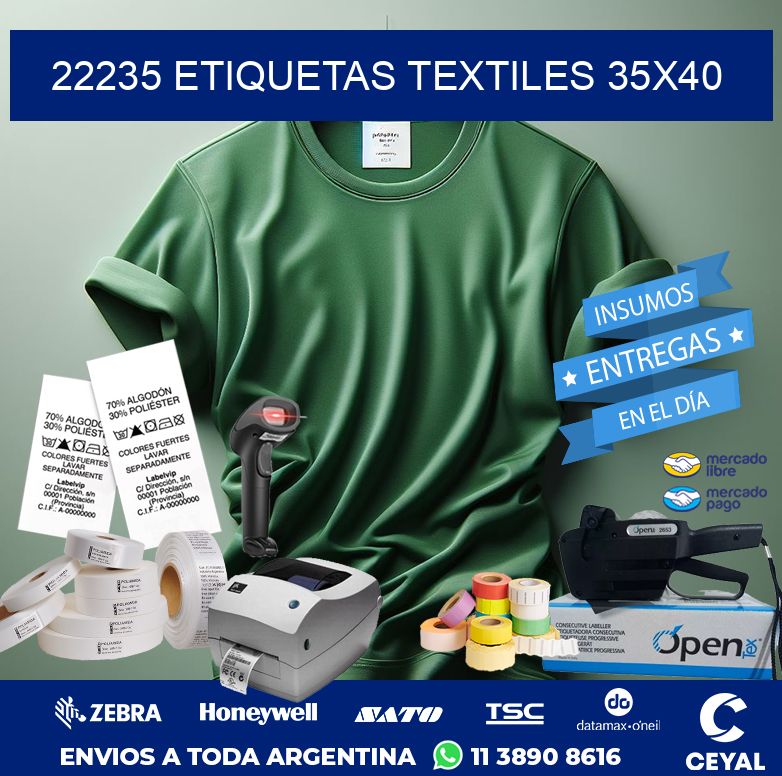 22235 ETIQUETAS TEXTILES 35X40