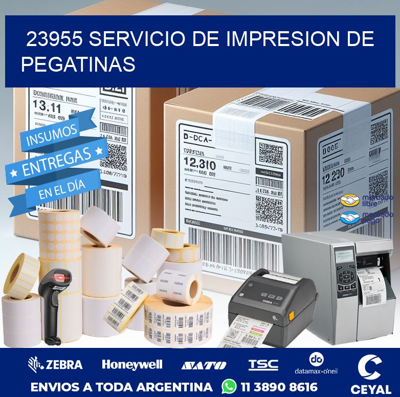 23955 SERVICIO DE IMPRESION DE PEGATINAS