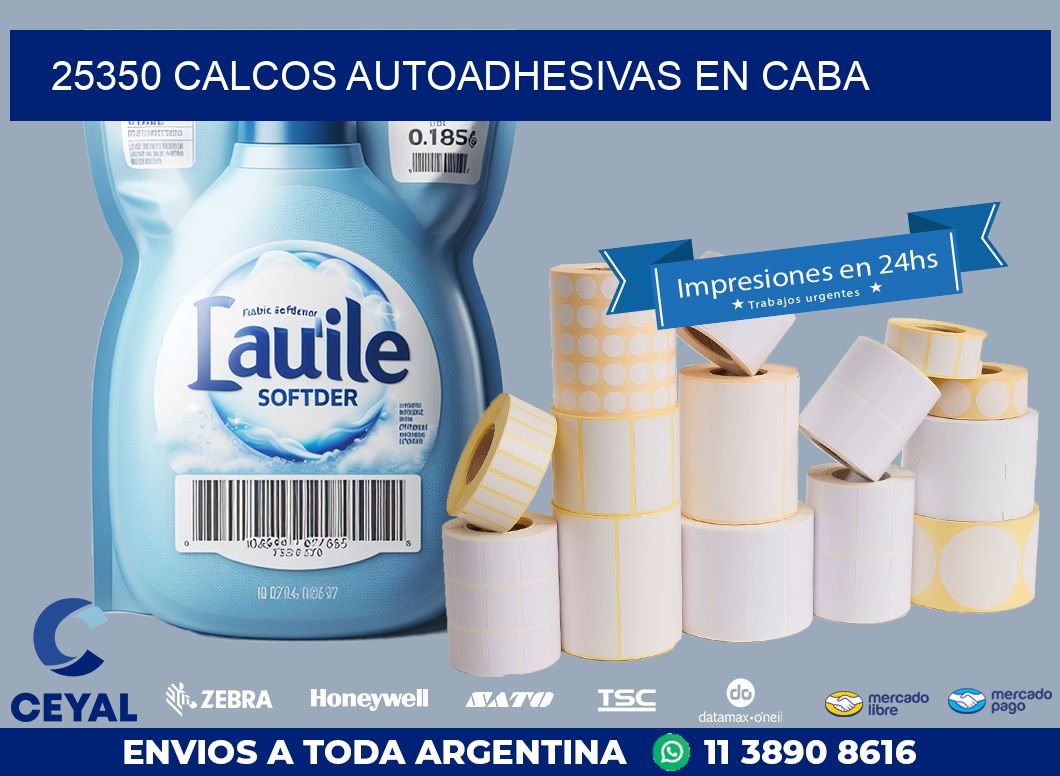 25350 CALCOS AUTOADHESIVAS EN CABA