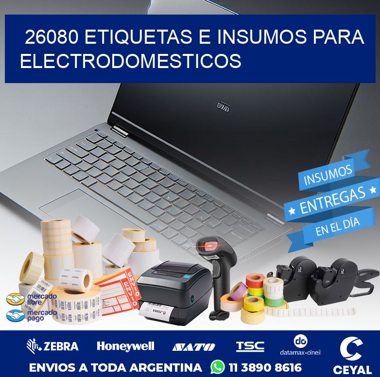 26080 ETIQUETAS E INSUMOS PARA ELECTRODOMESTICOS