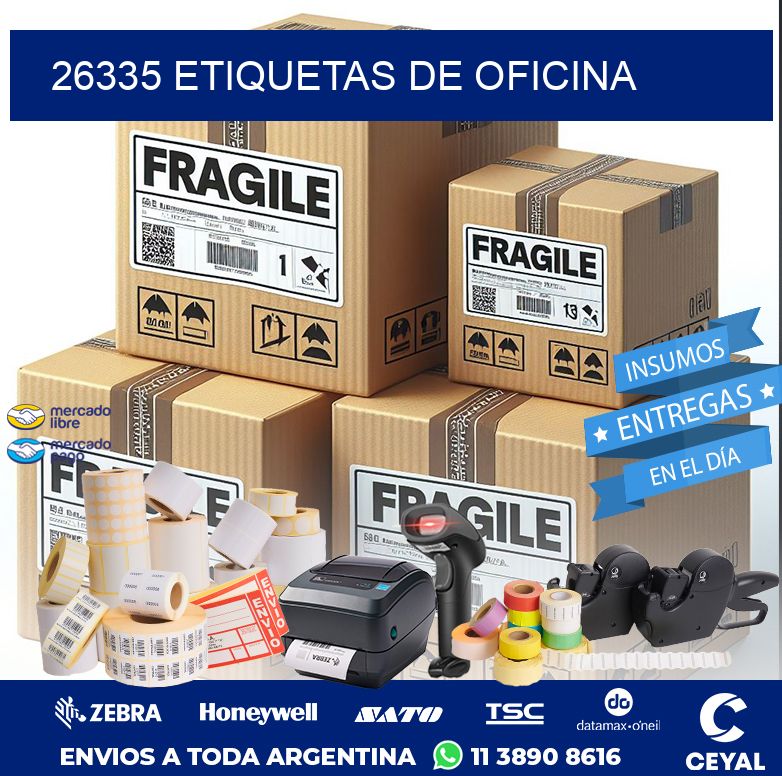 26335 ETIQUETAS DE OFICINA