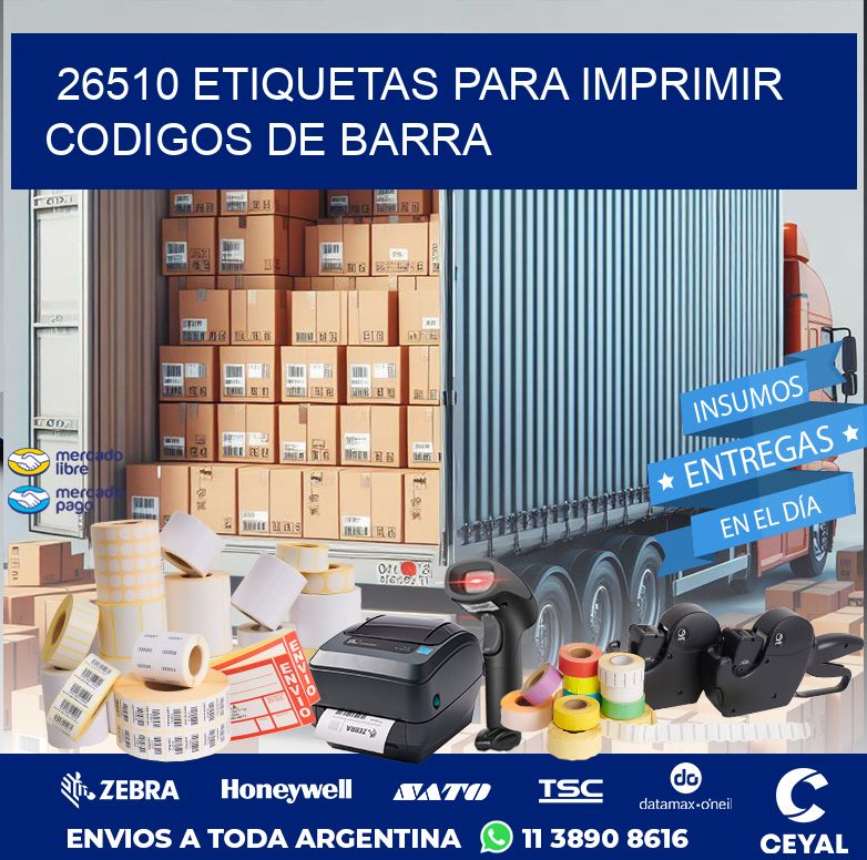 26510 ETIQUETAS PARA IMPRIMIR CODIGOS DE BARRA