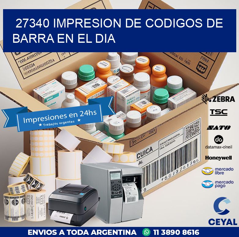 27340 IMPRESION DE CODIGOS DE BARRA EN EL DIA