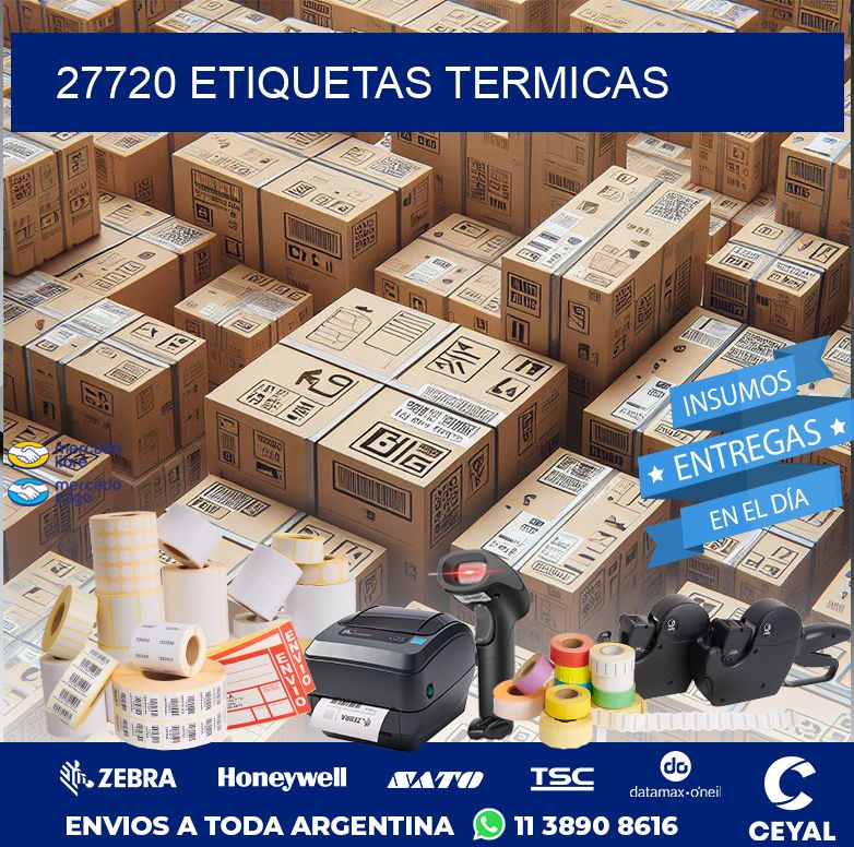27720 ETIQUETAS TERMICAS
