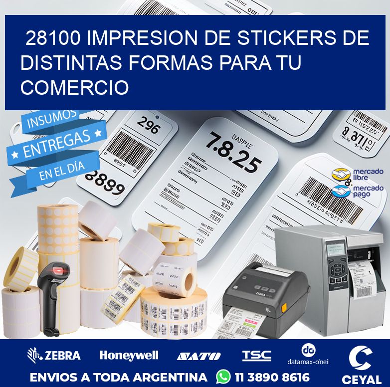 28100 IMPRESION DE STICKERS DE DISTINTAS FORMAS PARA TU COMERCIO