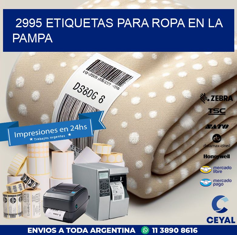 2995 ETIQUETAS PARA ROPA EN LA PAMPA