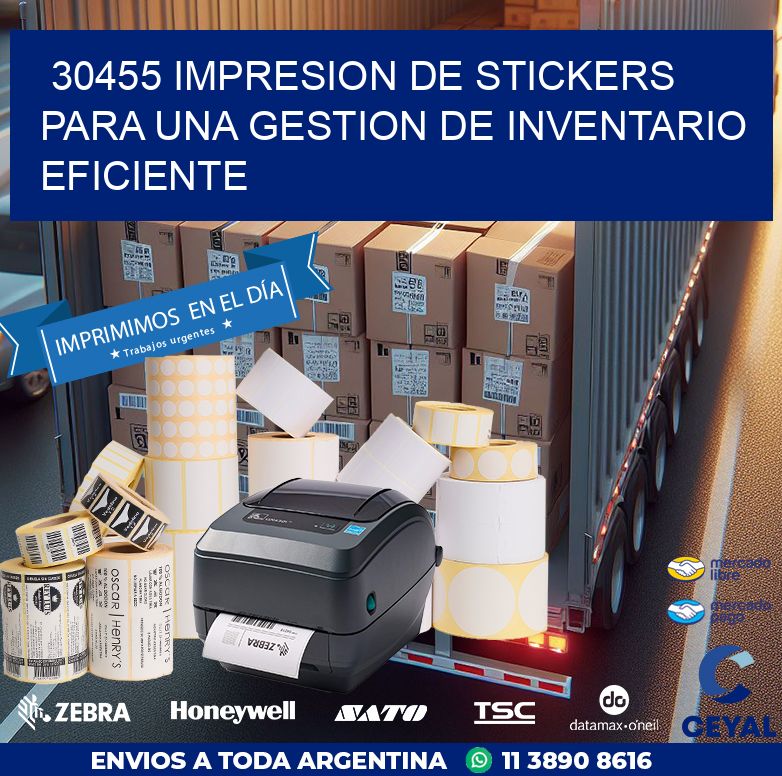 30455 IMPRESION DE STICKERS PARA UNA GESTION DE INVENTARIO EFICIENTE