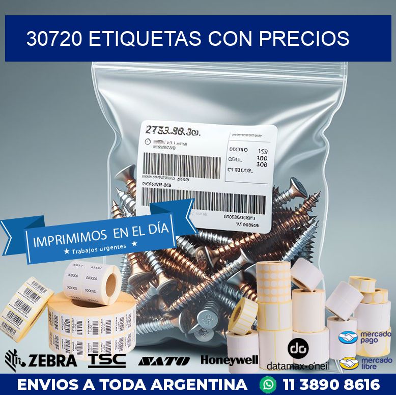 30720 ETIQUETAS CON PRECIOS