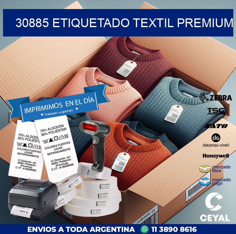 30885 ETIQUETADO TEXTIL PREMIUM