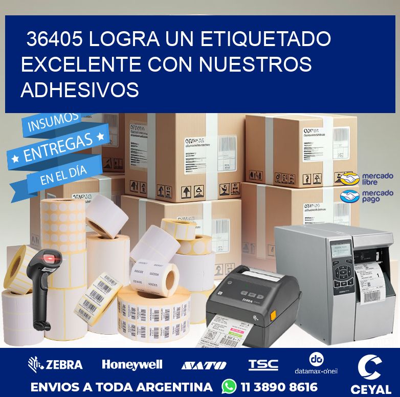 36405 LOGRA UN ETIQUETADO EXCELENTE CON NUESTROS ADHESIVOS