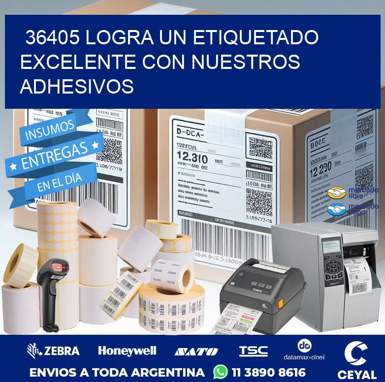 36405 LOGRA UN ETIQUETADO EXCELENTE CON NUESTROS ADHESIVOS