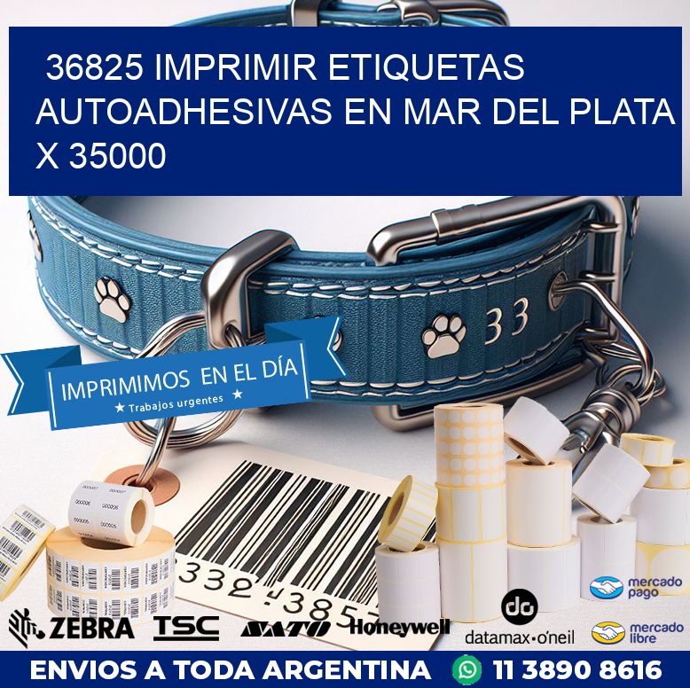 36825 IMPRIMIR ETIQUETAS AUTOADHESIVAS EN MAR DEL PLATA X 35000