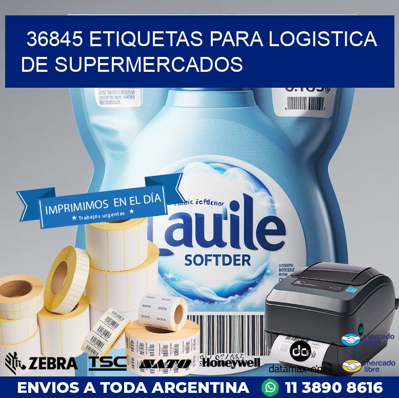 36845 ETIQUETAS PARA LOGISTICA DE SUPERMERCADOS