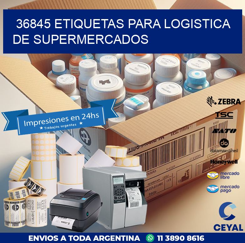 36845 ETIQUETAS PARA LOGISTICA DE SUPERMERCADOS
