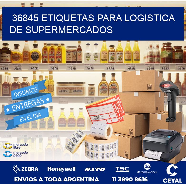 36845 ETIQUETAS PARA LOGISTICA DE SUPERMERCADOS