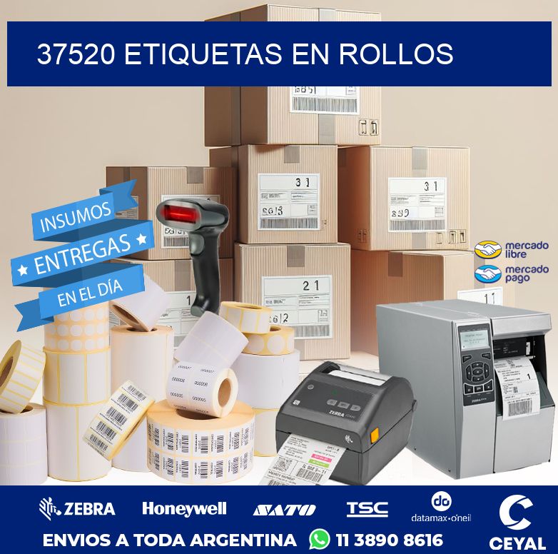 37520 ETIQUETAS EN ROLLOS
