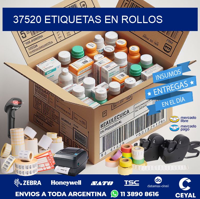 37520 ETIQUETAS EN ROLLOS