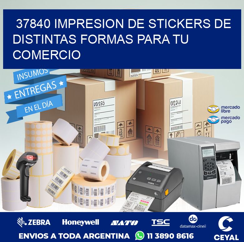 37840 IMPRESION DE STICKERS DE DISTINTAS FORMAS PARA TU COMERCIO
