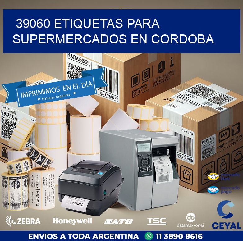 39060 ETIQUETAS PARA SUPERMERCADOS EN CORDOBA