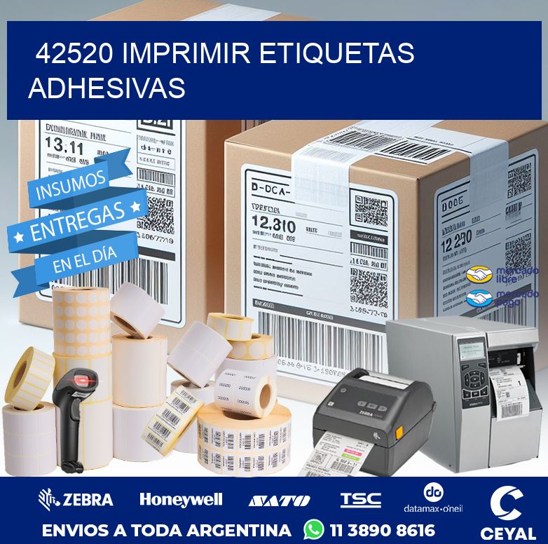 42520 IMPRIMIR ETIQUETAS ADHESIVAS