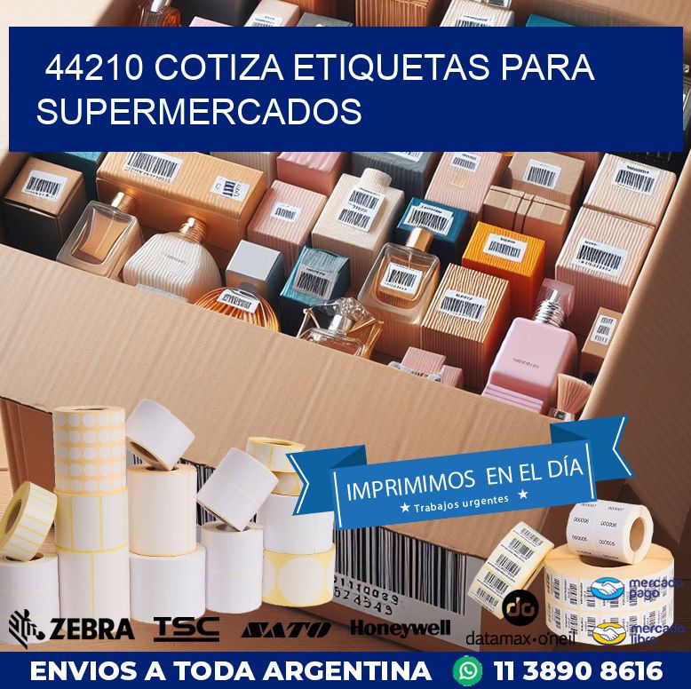 44210 COTIZA ETIQUETAS PARA SUPERMERCADOS