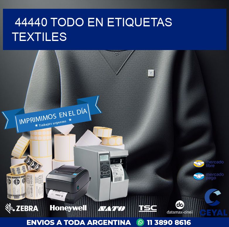 44440 TODO EN ETIQUETAS TEXTILES