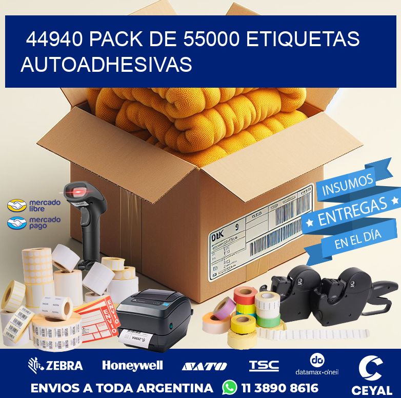 44940 PACK DE 55000 ETIQUETAS AUTOADHESIVAS