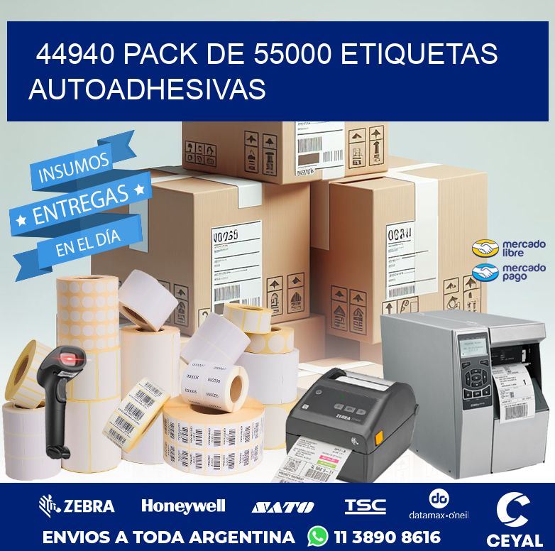 44940 PACK DE 55000 ETIQUETAS AUTOADHESIVAS
