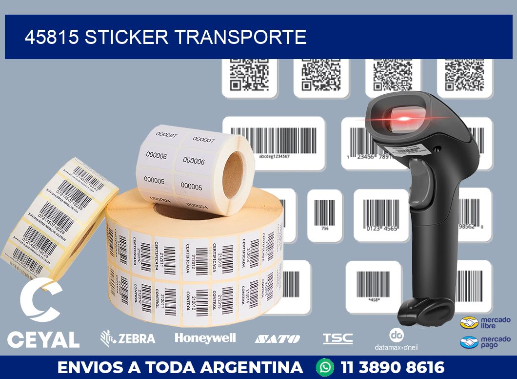 45815 STICKER TRANSPORTE