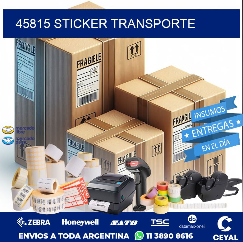 45815 STICKER TRANSPORTE