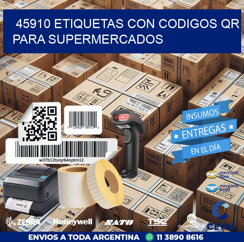 45910 ETIQUETAS CON CODIGOS QR PARA SUPERMERCADOS