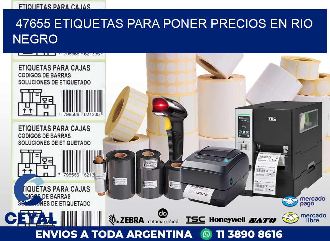 47655 ETIQUETAS PARA PONER PRECIOS EN RIO NEGRO