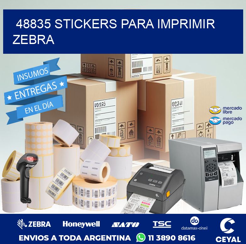 48835 STICKERS PARA IMPRIMIR ZEBRA