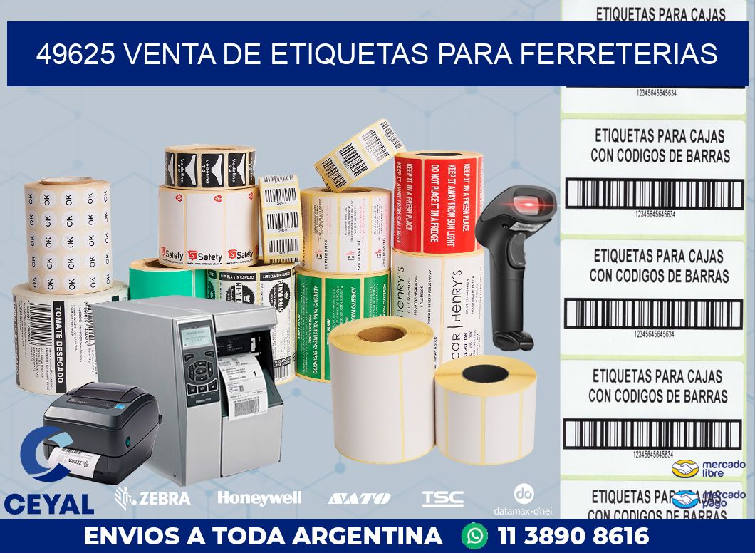 49625 VENTA DE ETIQUETAS PARA FERRETERIAS