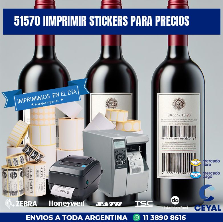 51570 IIMPRIMIR STICKERS PARA PRECIOS