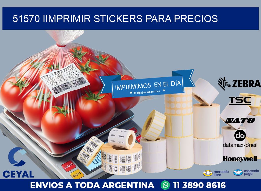 51570 IIMPRIMIR STICKERS PARA PRECIOS