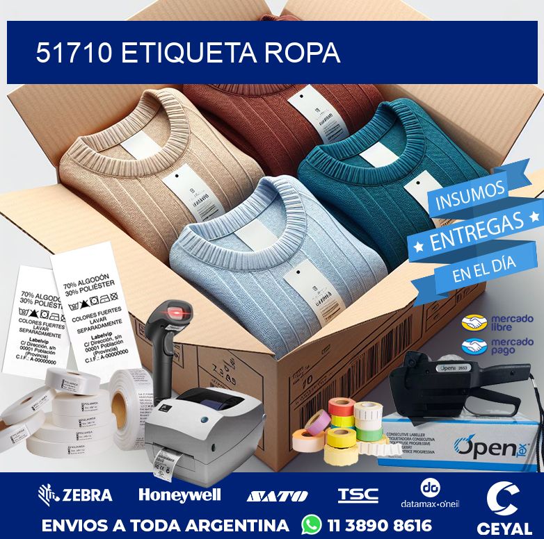 51710 ETIQUETA ROPA