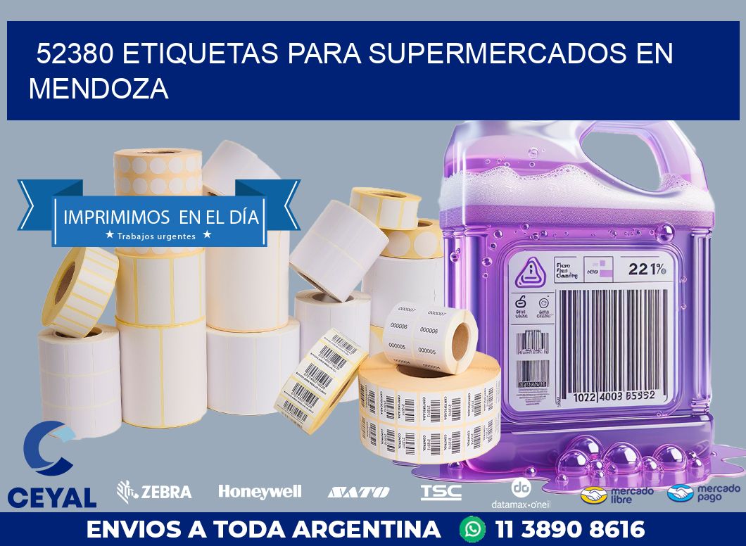 52380 ETIQUETAS PARA SUPERMERCADOS EN MENDOZA